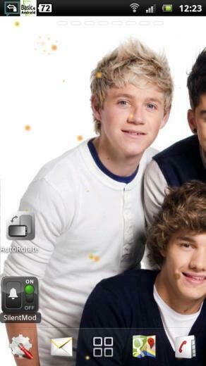One Direction Live Wallpaper Android App Screenshot
