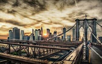 Brooklyn Bridge Computer Wallpaper Desktop Background