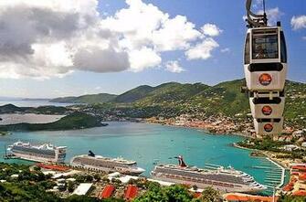 St Thomas Skyride Anime Wallpaper
