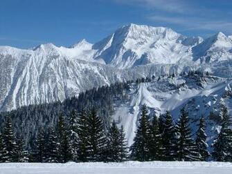 Stock Photo Of Steep Alpine Mountains Covered In Winter Snow