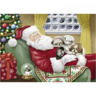 Shih Tzu Christmas Cards The Danbury Mint