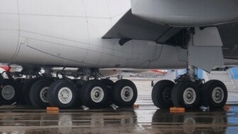Airbus A380 Landing Gear Wallpaper