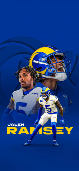 En Jalen Ramsey Rams X Wallpaper