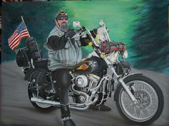 David Mann Motorcycle Art Wallpaper