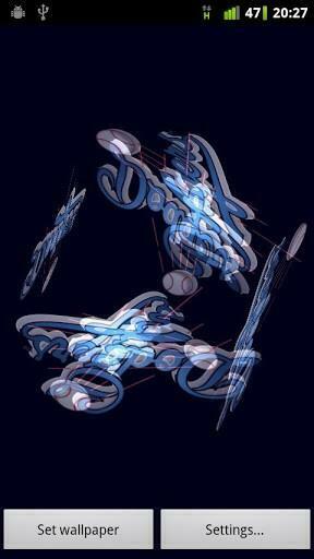Bigger La Dodgers 3d Live Wallpaper For Android Screenshot