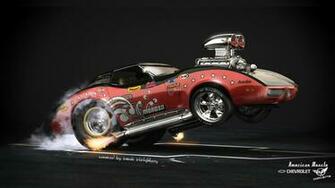 Wallpaper Car American Muscle Chevrolet Corvette Hot Rod Cars