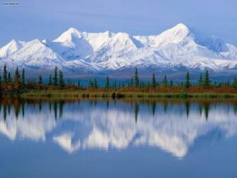 Nature Majestic Reflections Alaska Picture Nr