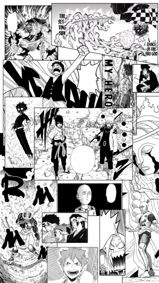 Manga Panel Wallpaper iPhone