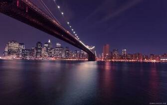 Brooklyn Bridge At Night HD Wallpaper IHD