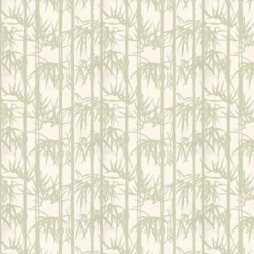Bamboo By Farrow Ball Green Cream Wallpaper Direct