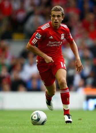 Jordan Henderson Liverpool Fc Soccer Series Wallpaper