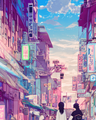Blue Anime Aesthetic Wallpaper