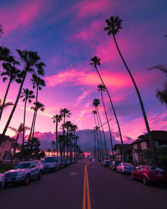Kay On Photo Wall Collage Miami Wallpaper Sky Aesthetic