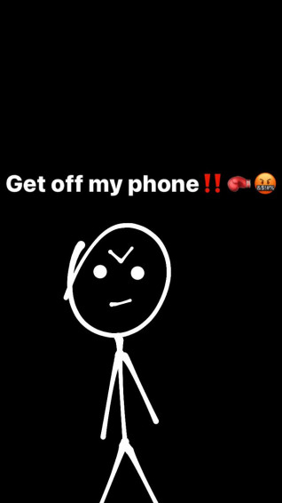 Get Off My Phone Wallpaper