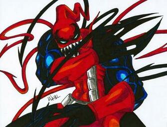 Symbiote Deadpool By Mikees