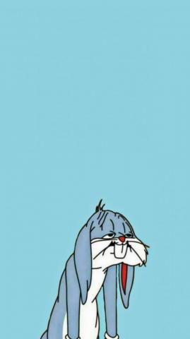 Tired Wallpaper Cartoon Bugs Bunny