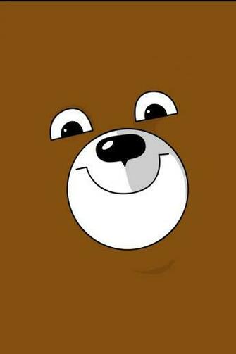 Muzzle Bear iPhone HD Wallpaper