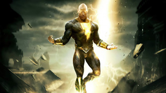 Black Adam Movie Lightning 4k Phone iPhone Wallpaper 3531c