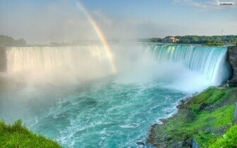 Falls Rainbow Wallpaper