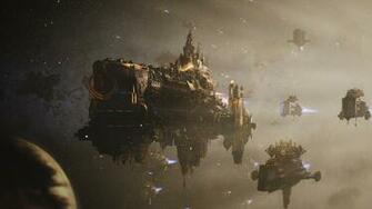 Imperial Flotilla Wallpaper From Battlefleet Gothic Armada