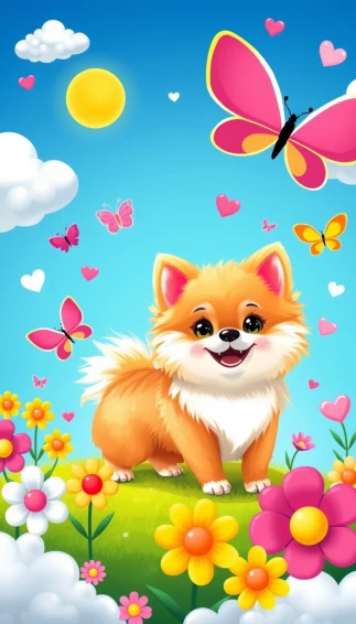 Boo The Dog Wallpaper