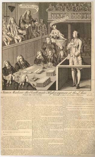 British Museum James Macleane The Gentleman Highwayman At Bar