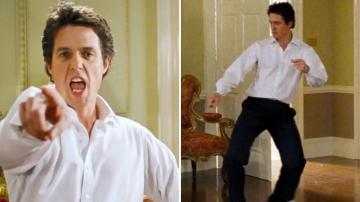 Hugh Grant Recalls The Struggle Of Learning Love Actually Dance