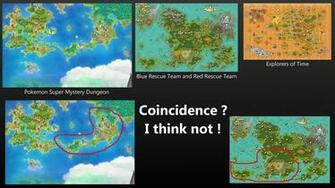 Pokemon Super Mystery Dungeon Map Comparison By Orange Potatoe On