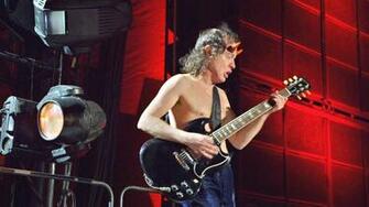 Angus Young HD Background Ac Dc Wallpaper