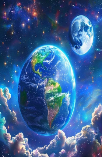 Earth And Moon Live Wallpaper