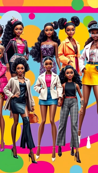 Black Barbie Wallpaper