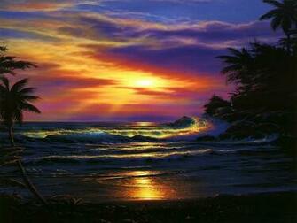Playas De Jamaica Al Atardecer Walpaper Es
