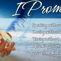 Happy Promise Day Black And White HD Wallpaper Top