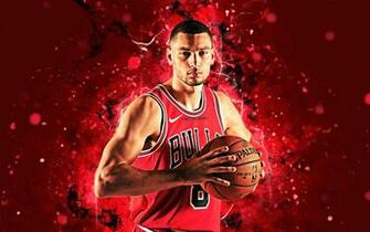 Wallpaper Zach Lavine 4k Abstract Art Basketball