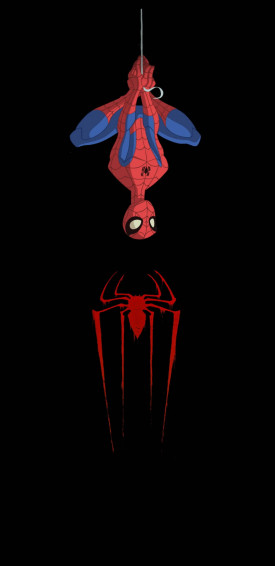 Spidey Logo Redmi Note Punch Hole Wallpaper