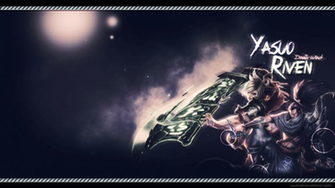 League Of Legends Wallpaper Yasuo Riven By Sonasgraphics On