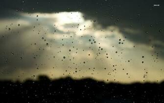 Raindrops On The Window Wallpaper Photography
