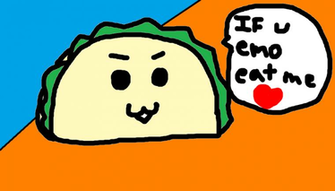 Cute Taco Background Webcam
