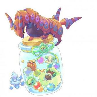 Tags Fanart Pok Mon Duosion Solosis Whimsicott Darumaka
