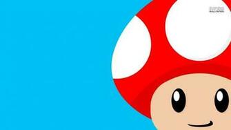 Mario Mushrooms Wallpaper