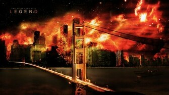 Pin Burning City Wallpaper