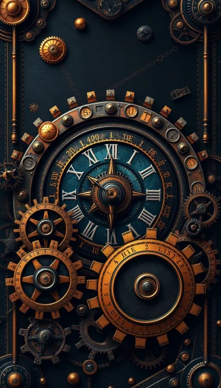 Steampunk Phone Wallpaper