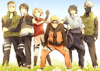 Team United Naruto Sakura And Sasuke Wallpaper