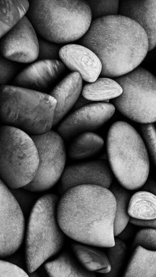 Artistic Beach Stone Mobile Wallpaper Phone Background