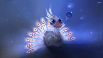 Cute Peacock Wallpaper Artistic