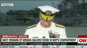 Uss John Mccain Some Remains Of Missing Sailors Found After