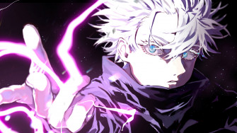 Gojo Hollow Purple Satoru Gif Carisca Wallpaper