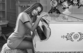 Wallpaper Girl Dress Piano Legs Pianist Evgeniy Li Image For