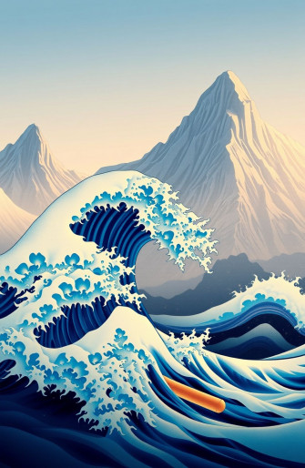 Great Wave Off Kanagawa Wallpaper