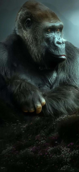 iPhone X Gorilla Background Wallpaper